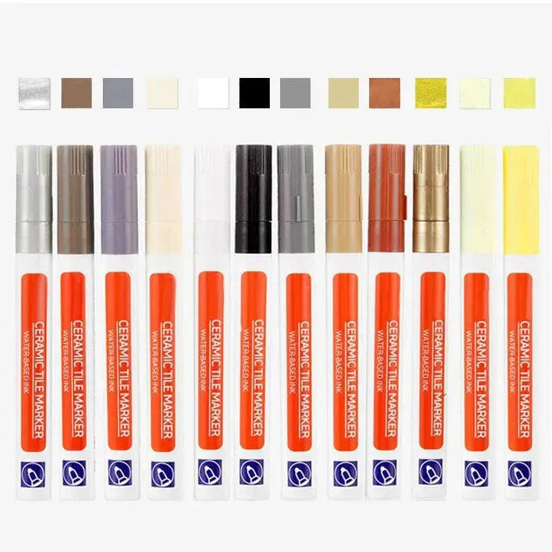 White Tile Grout Pen Waterproof Marker for Bathroom Repair