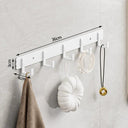 White Towel and Coat Hook Set Modern Aluminum Hangers