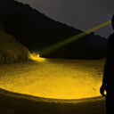 White Yellow Color Led Headlamp Xhp90.2 32W 7800mAh Light