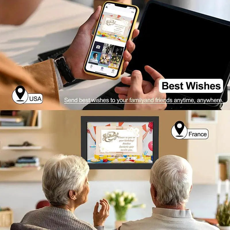 WiFi Digital Photo Frame 10.1 Inch 32GB Smart Gift