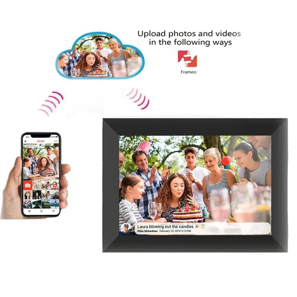 Frameo WiFi Digital Photo Frame 10 Inch 32GB Storage