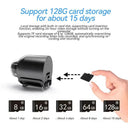WiFi Mini Camera Home Security Night Vision Audio SD Card Slot