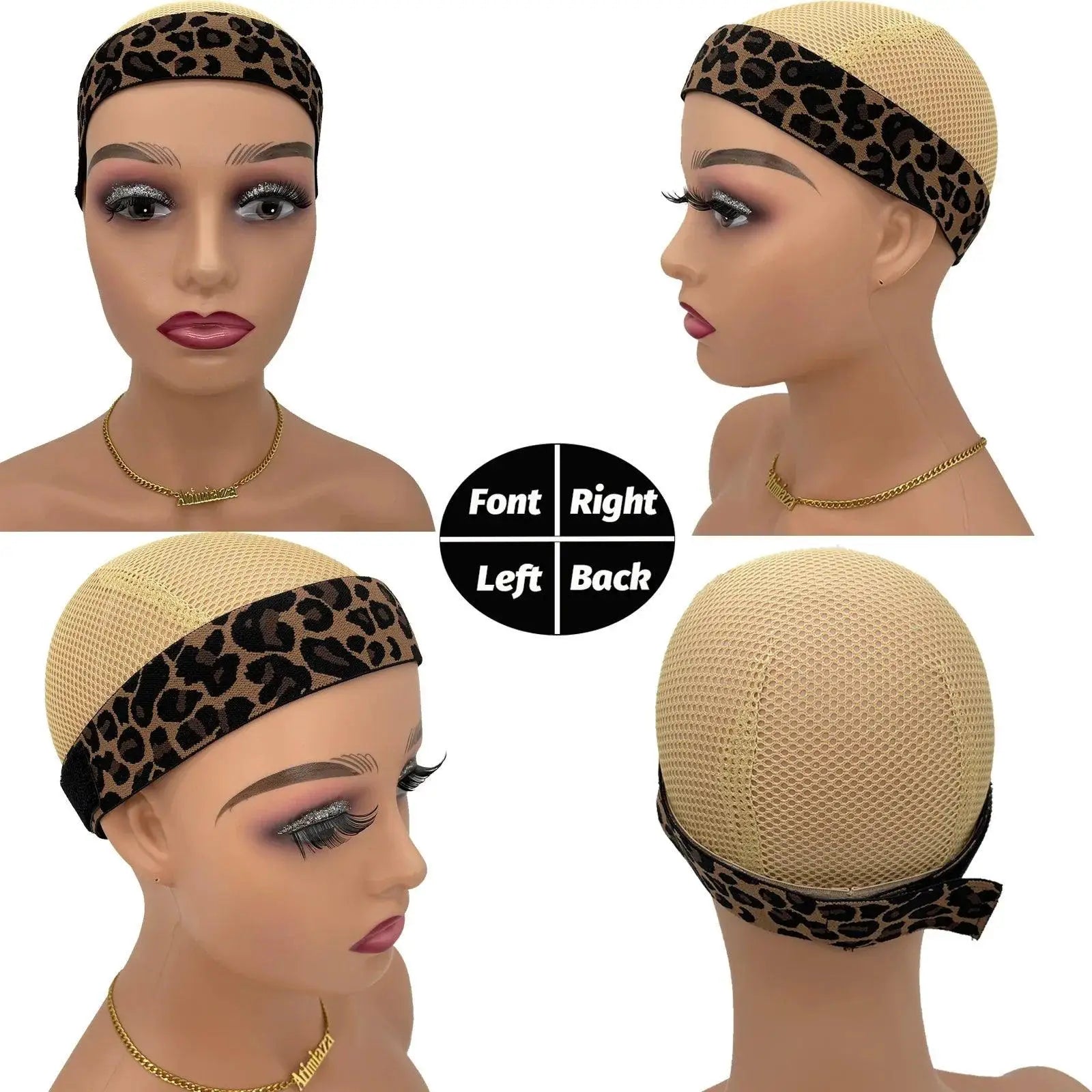 Wig Elastic Band Set for Secure Hairpiece Fit and Style