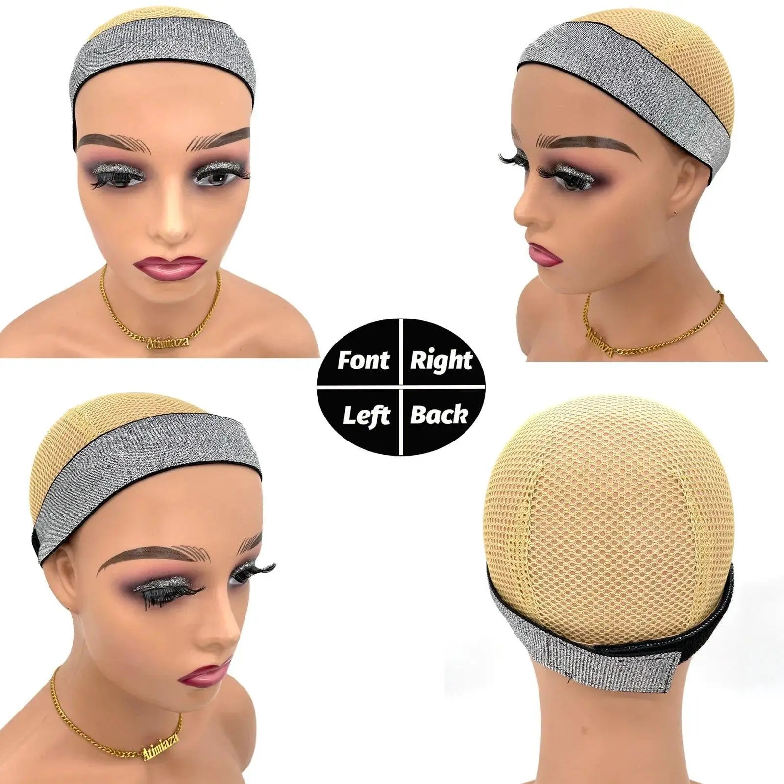 Wig Elastic Band Set for Secure Hairpiece Fit and Style