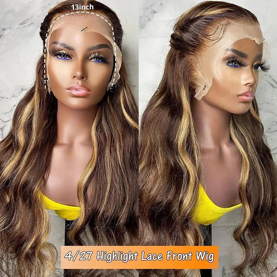 Wiggogo HD Lace Body Wave Glueless Human Hair Wig