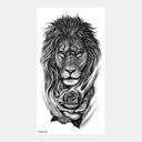 Wild Animal Crown Waterproof Temporary Arm Tattoos Set