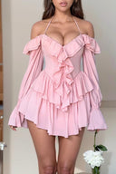 Wildgirl Flare Sleeve Dress Bold Elegance and Style Fashion