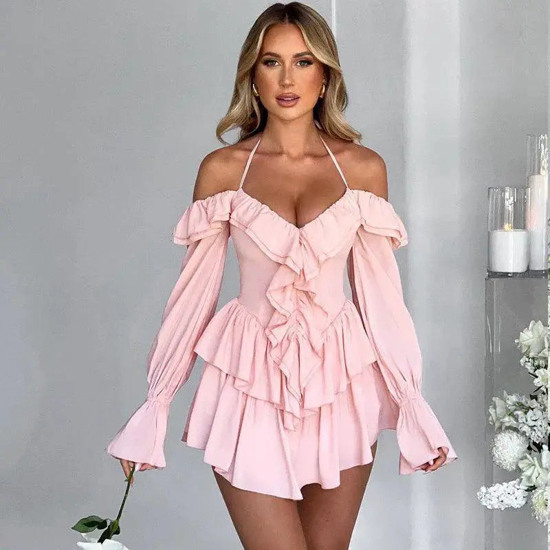 Wildgirl Flare Sleeve Dress Bold Elegance Fashion Trend