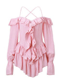 Wildgirl Flare Sleeve Dress Bold Elegance and Style Fashion