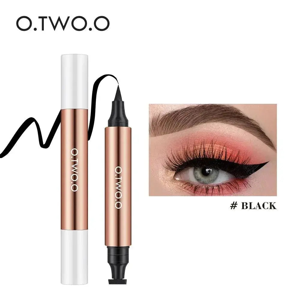 Winged Eyeliner Stamp Duo Pen For Cat Eyes Perfection
