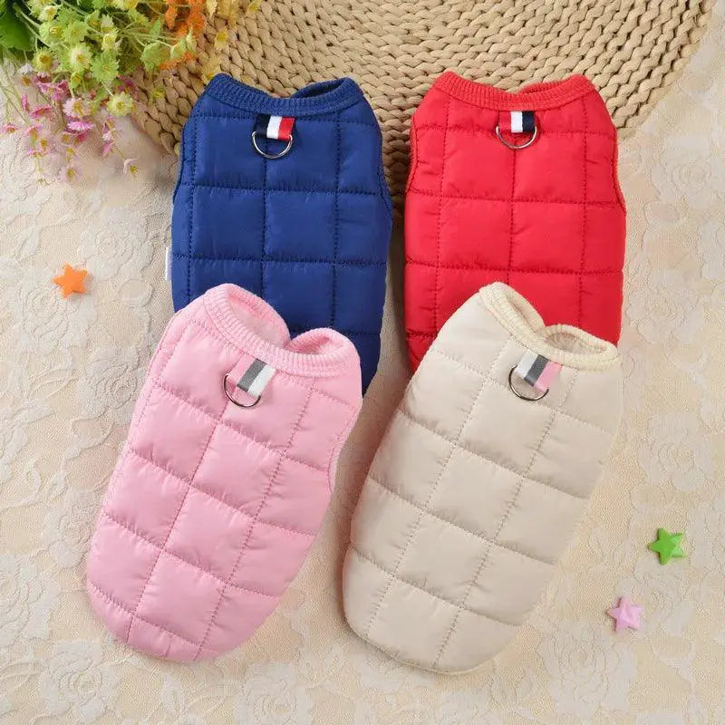 Winter Cotton Dog Jacket Cozy Coat For Small And Medium Pets