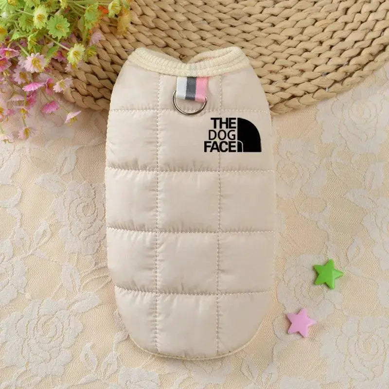 Winter Cotton Dog Vest Coat For Small And Medium Dogs
