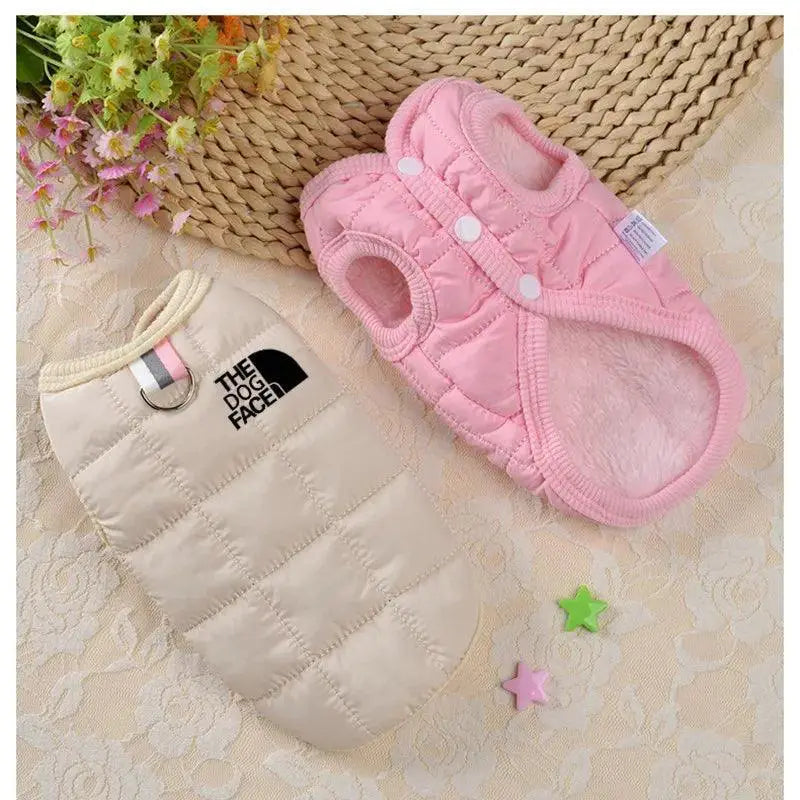 Winter Cotton Dog Vest Coat For Small And Medium Dogs