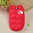 Winter Cotton Dog Vest Coat for Small Medium Dogs