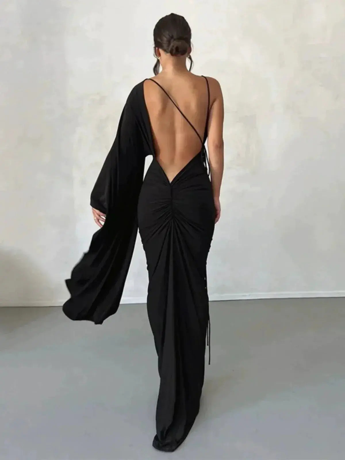 Winter Elegance European Evening Gown For Women Collection