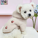 Winter Pet Coat Stylish Hooded Fleece Jacket for Small Dogs