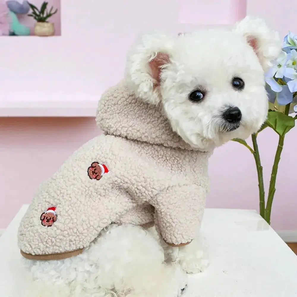 Winter Pet Coat Hooded Fleece Jacket For Small Dogs
