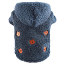 Winter Pet Coat Stylish Hooded Fleece Jacket for Small Dogs