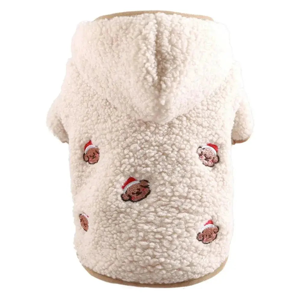 Winter Pet Coat Hooded Fleece Jacket For Small Dogs