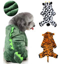 Winter Soft Fleece Pet Hoodies Cute Design Easy Wear Warm