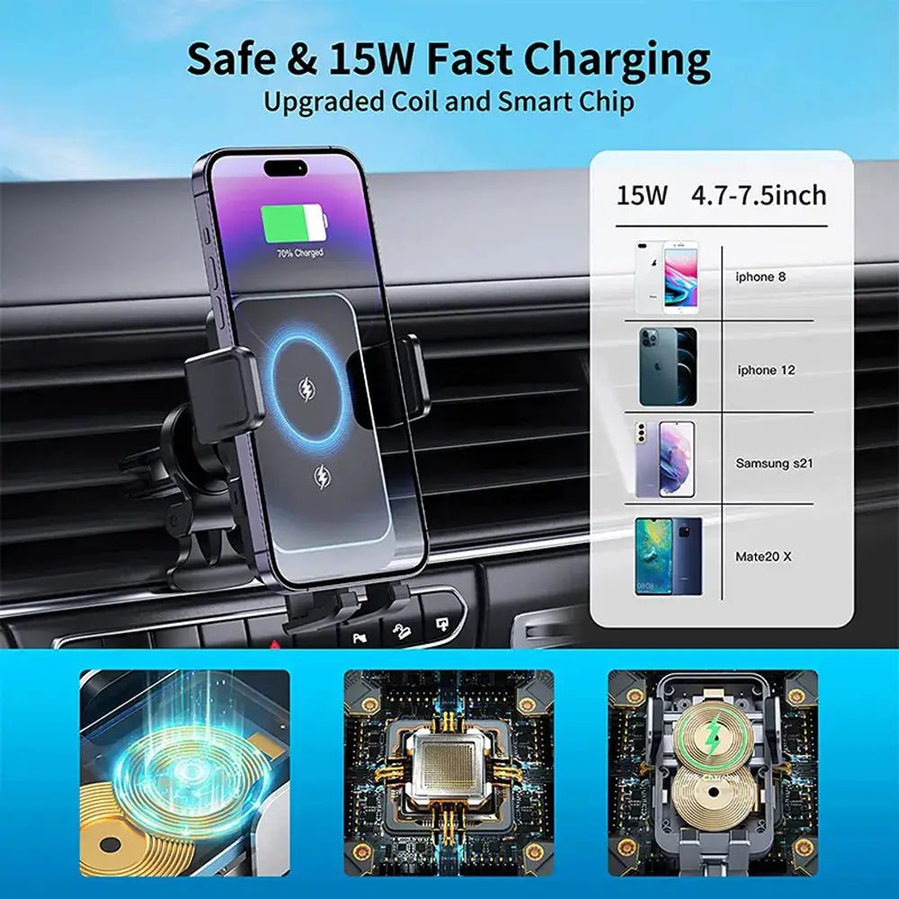 Wireless Car Mount for Z Flip Safe Drive