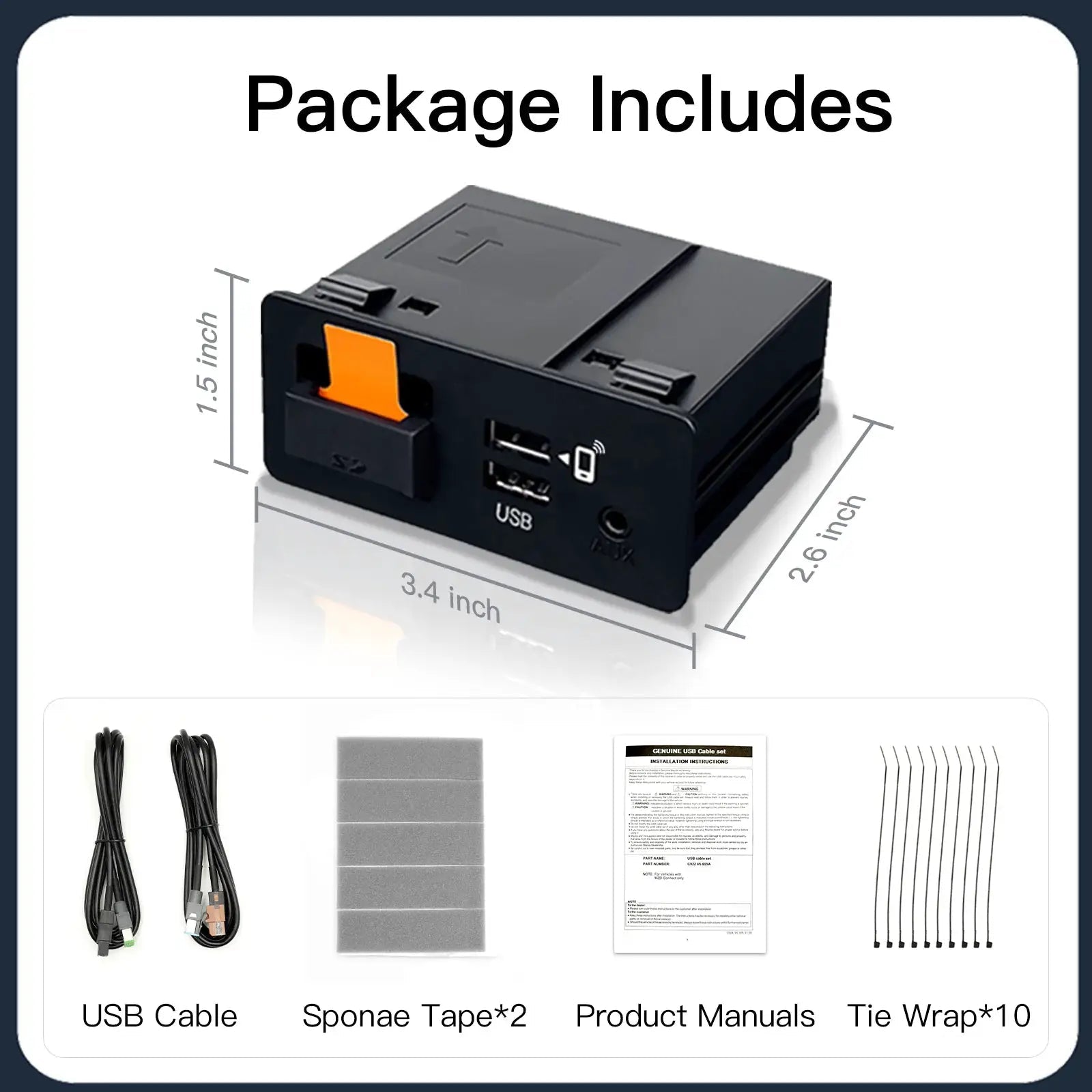 Wireless CarPlay Adapter for Mazda Dash