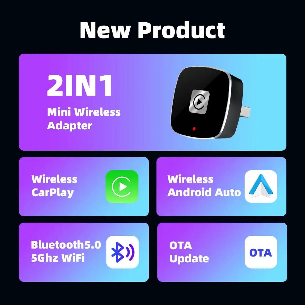 Wireless CarPlay Android Auto Adapter