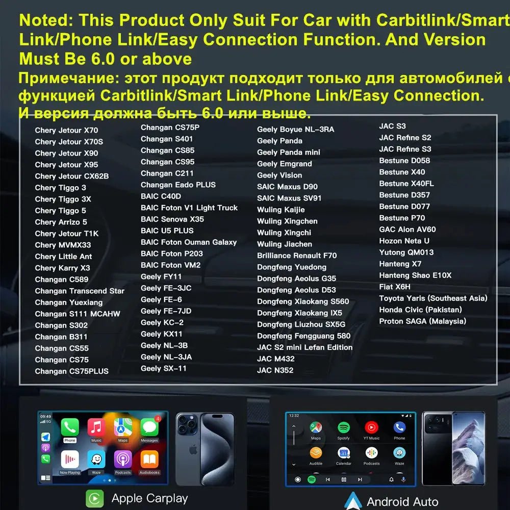 Wireless CarPlay Box for Car Owners Maps