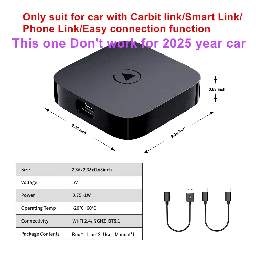 Wireless CarPlay Box for Car Owners Maps