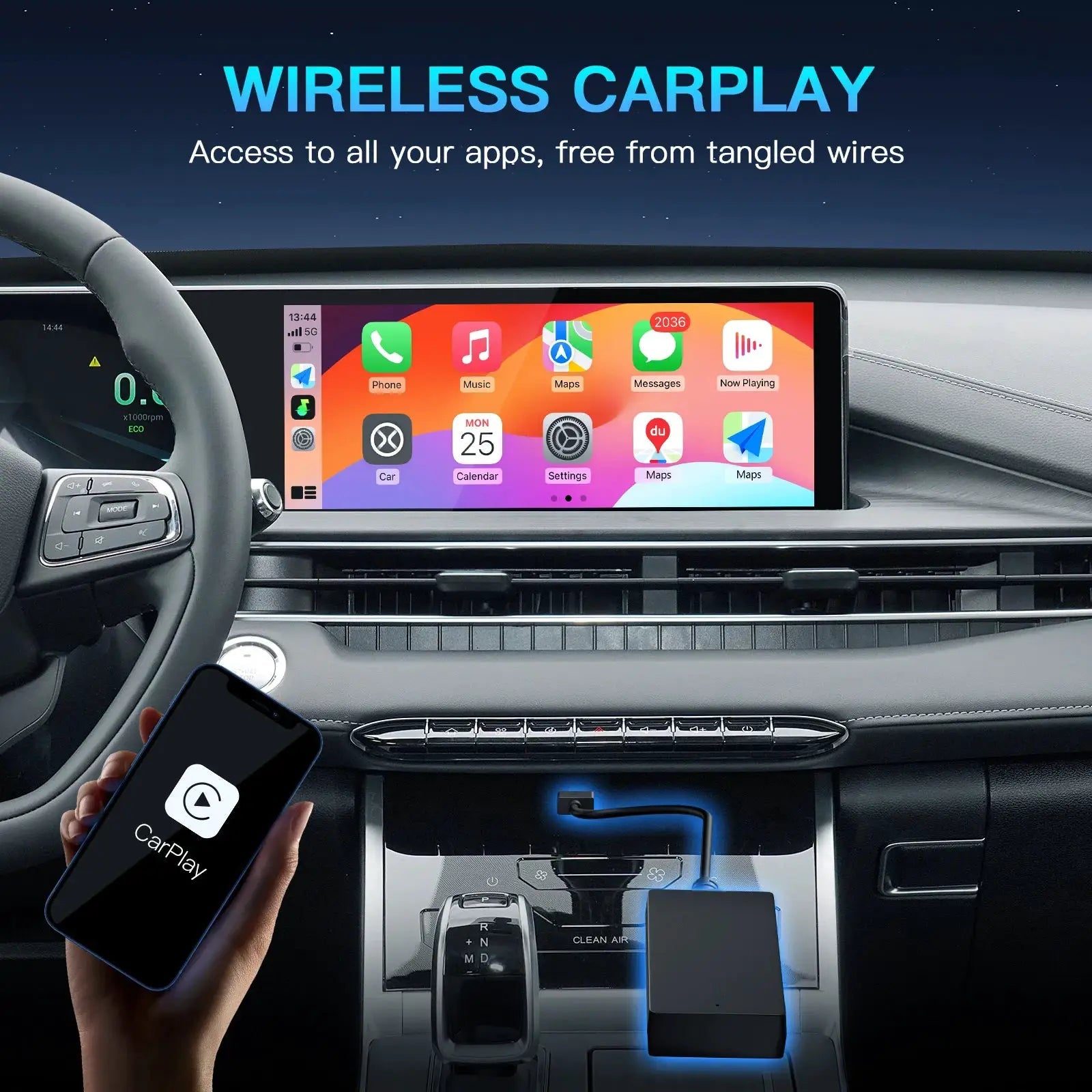 Wireless CarPlay Box for Car Owners Maps