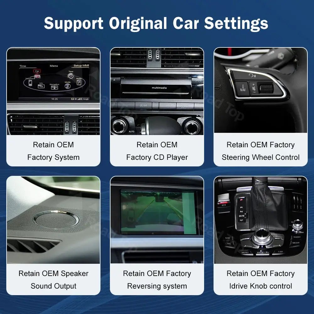 Wireless CarPlay Car Screen for Audi A5