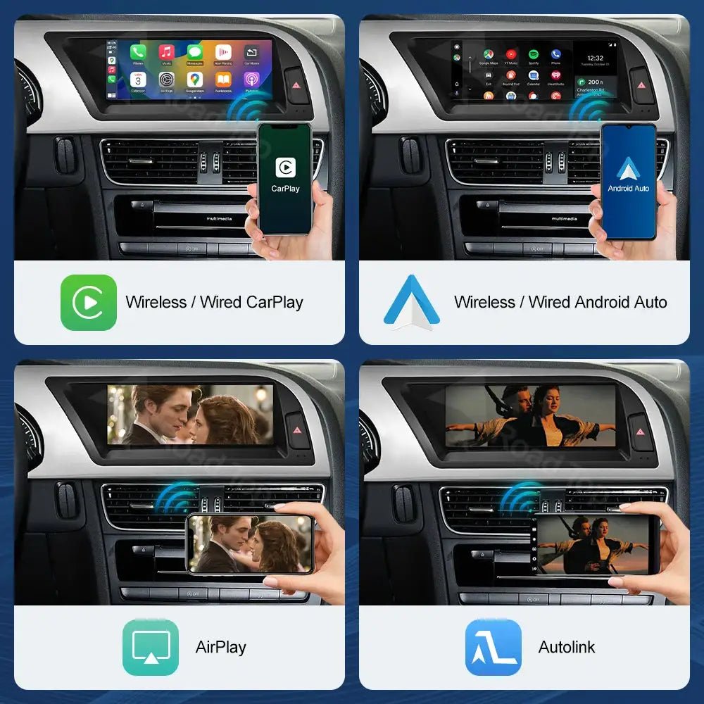 Wireless CarPlay Car Screen for Audi A5
