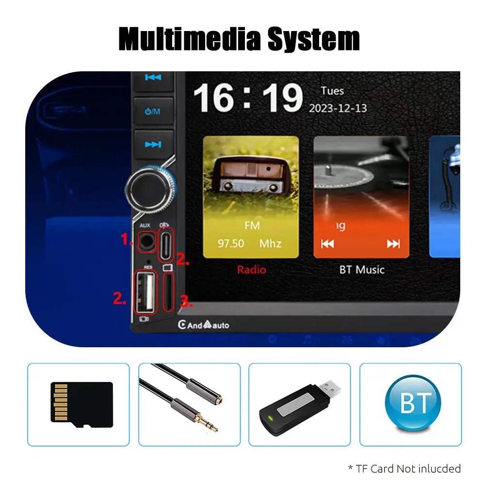 Wireless CarPlay Car Stereo for Drivers