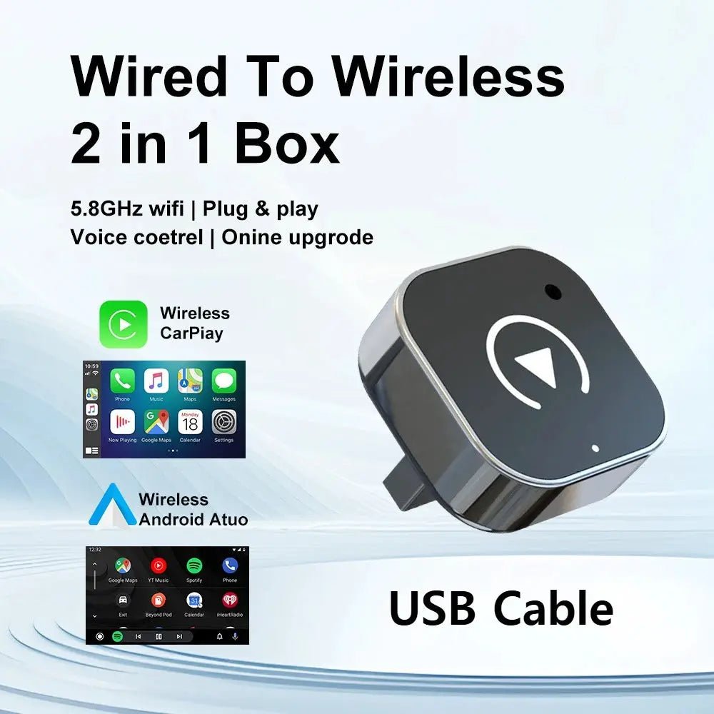 Wireless CarPlay Dongle for Android Auto