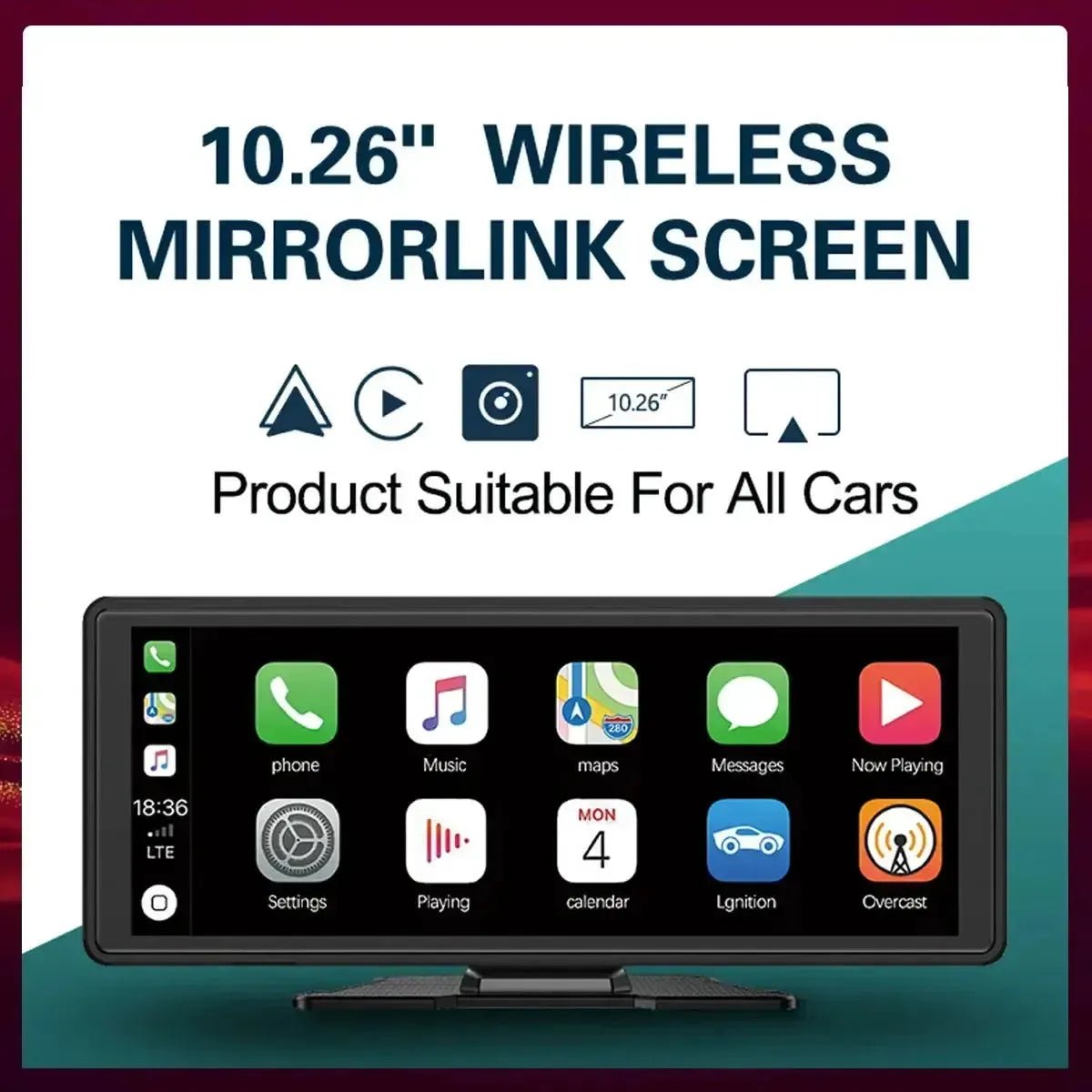 Wireless CarPlay Head Unit for Drivers