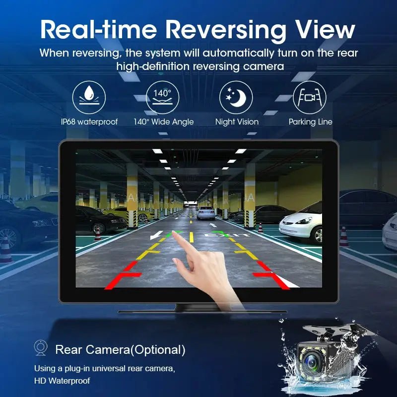 Wireless CarPlay Head Unit for Drivers