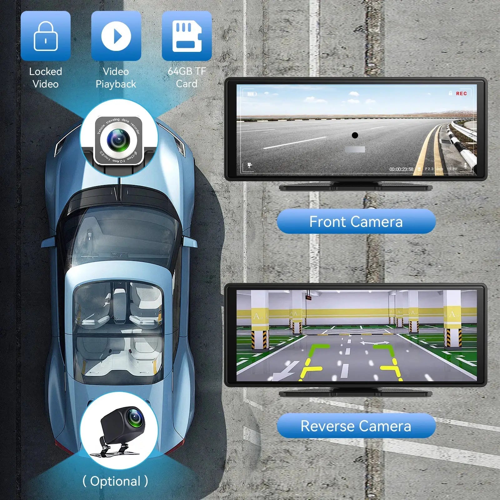 Wireless CarPlay Head Unit for Drivers