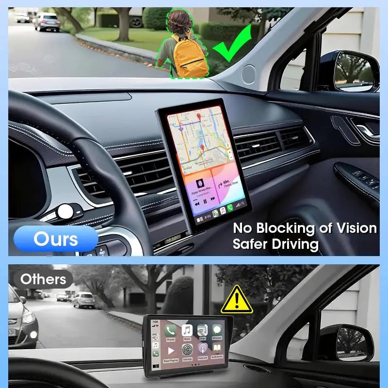 Wireless CarPlay Mirror Screen For Cars