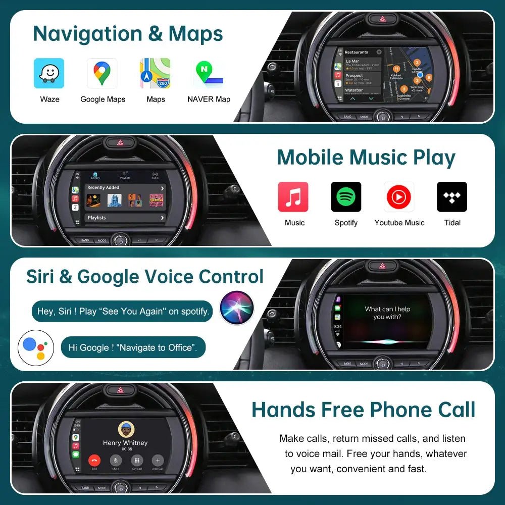 Wireless CarPlay Module for Mini Cooper