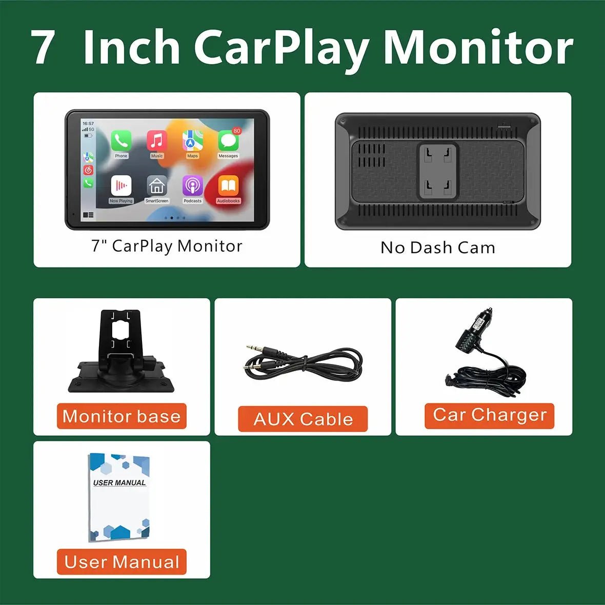 Wireless CarPlay Screen for Drivers GPS