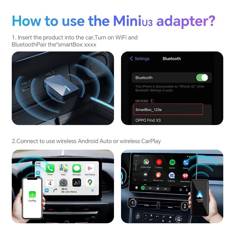 Wireless CarPlay Upgrade Box For Mazda