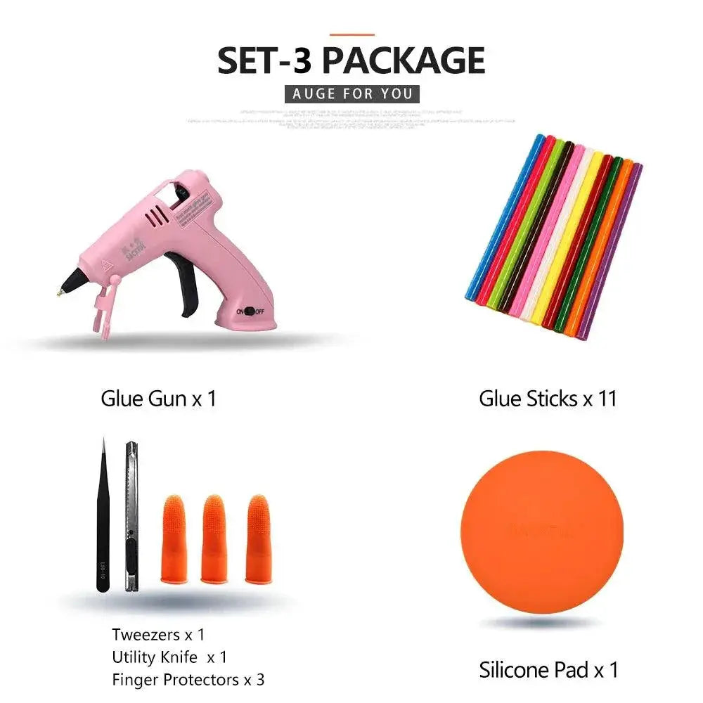 Wireless Cordless Hot Melt Glue Gun for Crafts and DIY