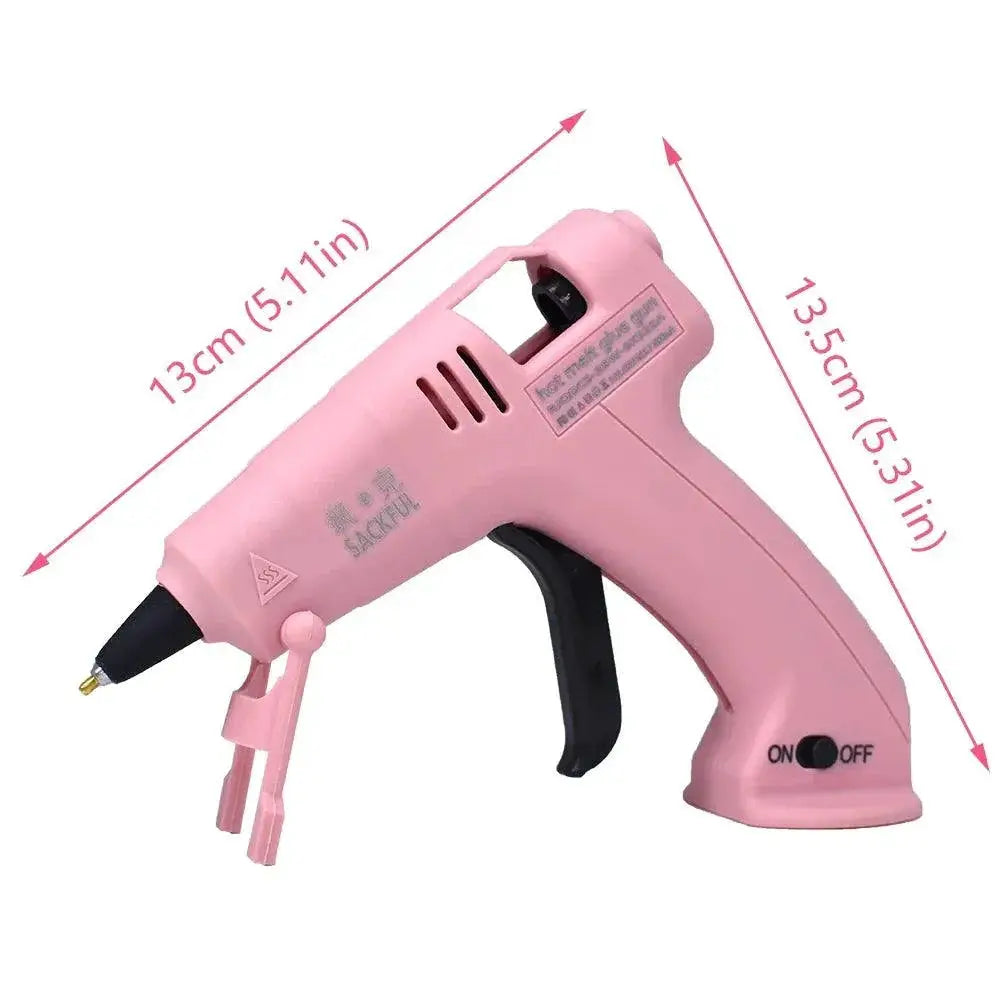 Wireless Cordless Hot Melt Glue Gun for Crafts and DIY