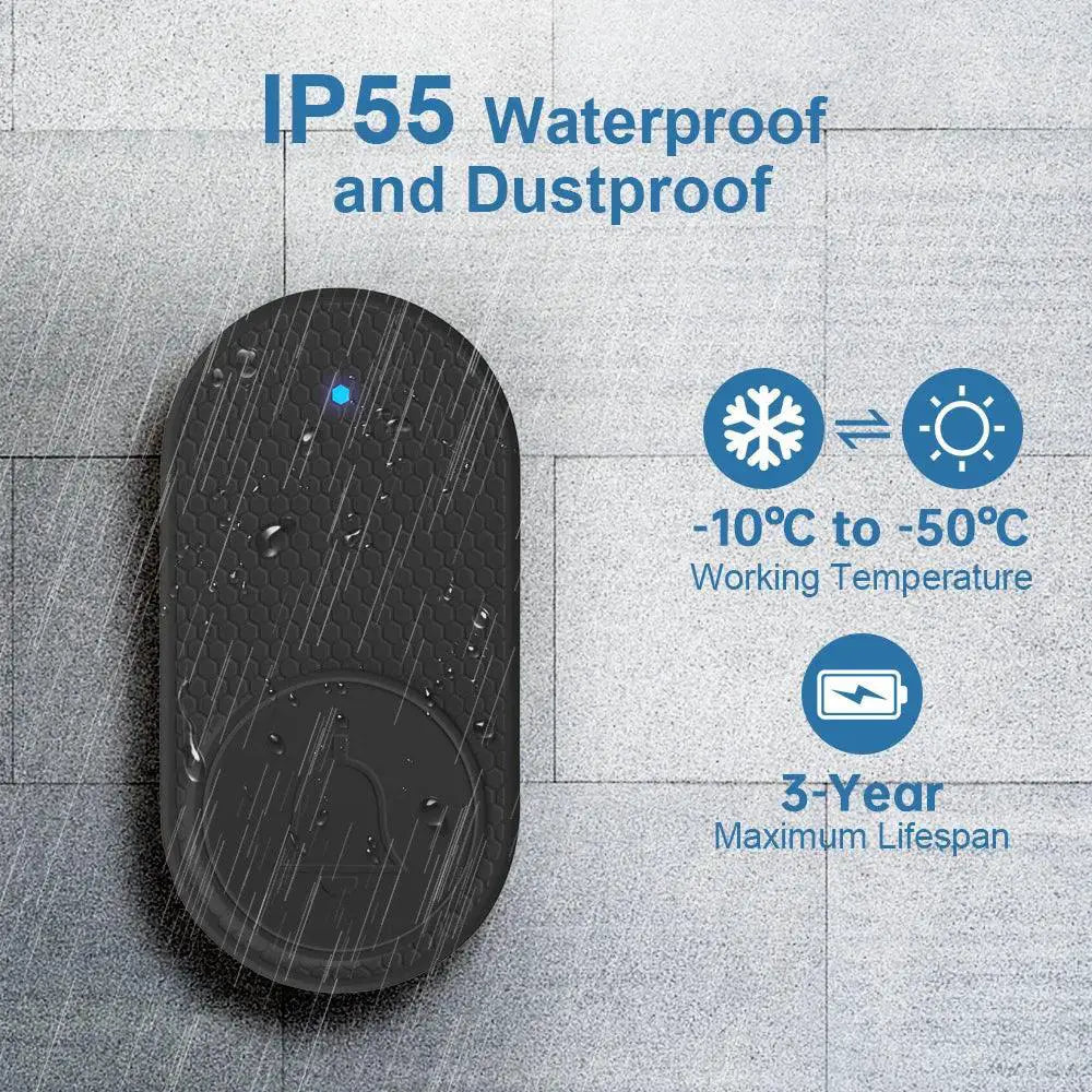 Wireless Doorbell Chime And Alarm System For Smart Home