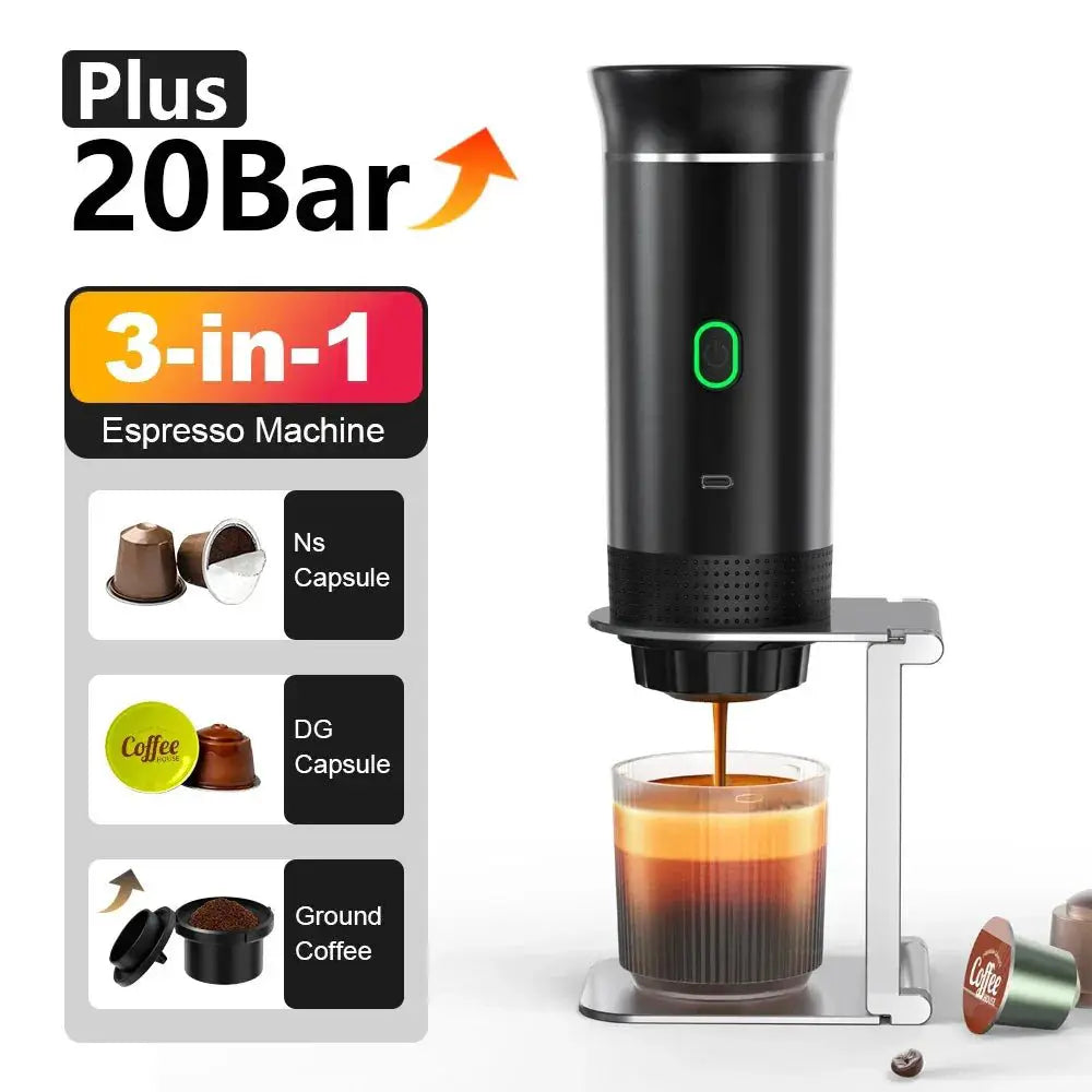 Wireless Electric Portable Espresso Machine For Car Travel