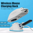 Wireless Gaming Mouse Charger Stand RGB Fast Charging Dock - OurLum.com