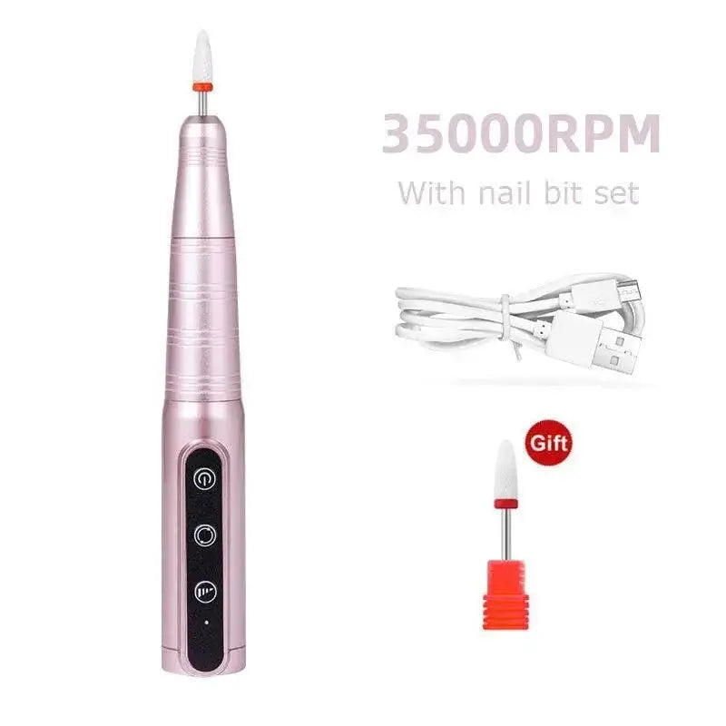 Wireless High Speed Nail Drill Pen Rechargeable Manicure Kit