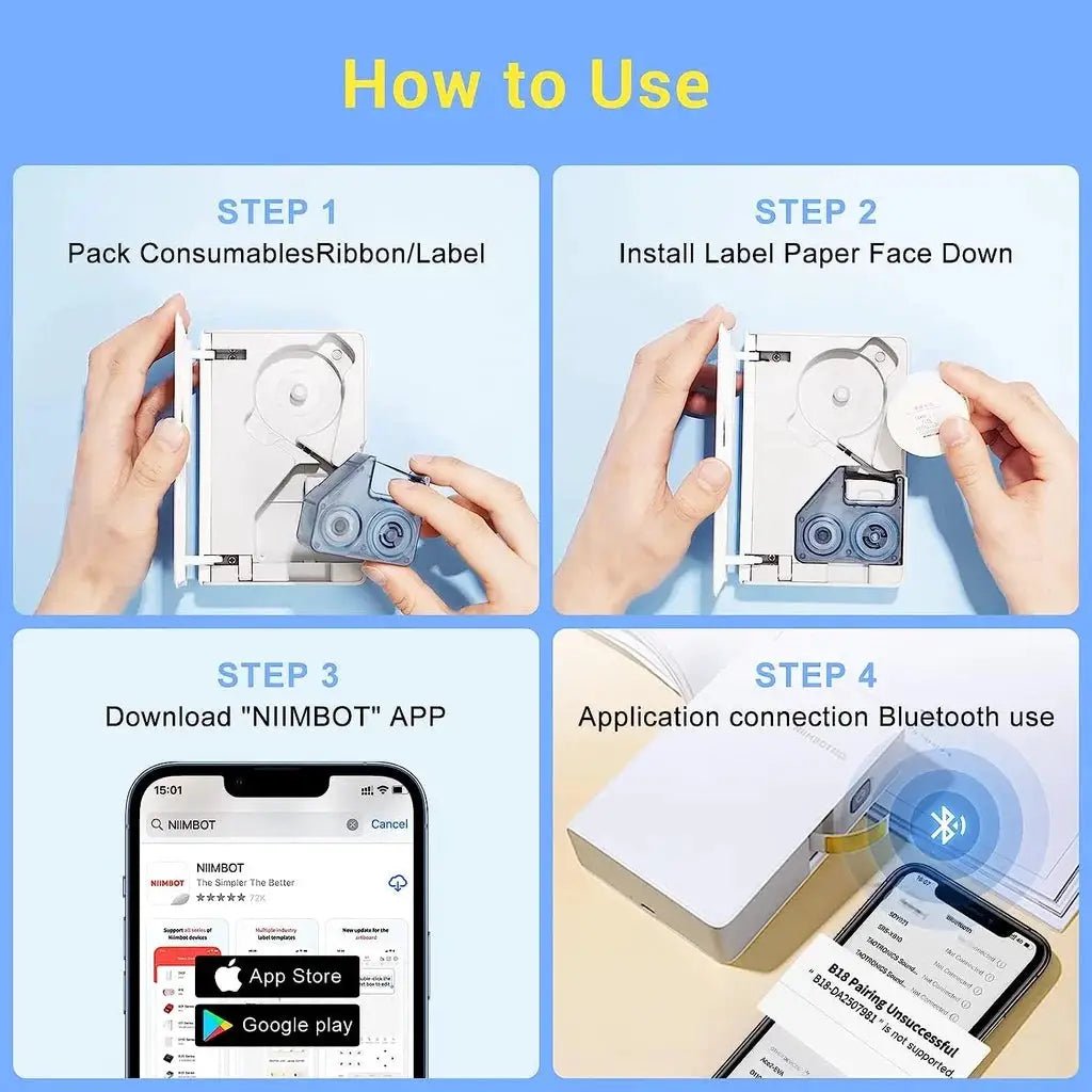 Wireless Label Printer for Home Labeling