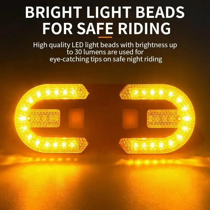 Wireless LED Bicycle Rear Light With Turn Signal Feature