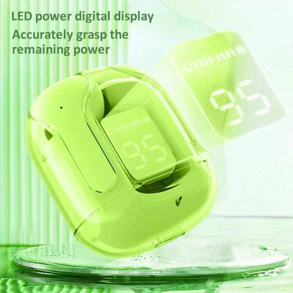 Wireless Mini Earbuds With LED Power Display Enhanced Sound